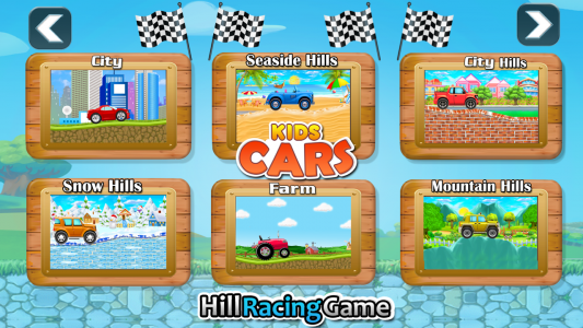 اسکرین شات بازی Kids Cars Hills Racing games 6