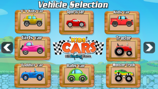 اسکرین شات بازی Kids Cars Hills Racing games 3