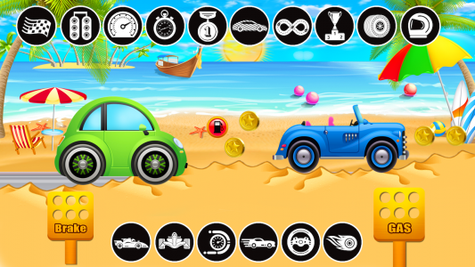 اسکرین شات بازی Kids Cars Hills Racing games 2