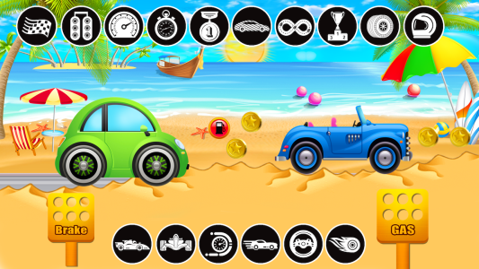 اسکرین شات 5 بازی Kids Cars Hills Racing games