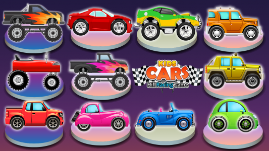 اسکرین شات بازی Kids Cars Hills Racing games 6