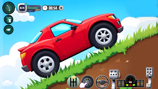 اسکرین شات 1 بازی Kids Cars Hills Racing games