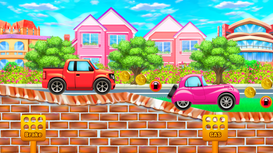 اسکرین شات بازی Kids Cars Hills Racing games 8