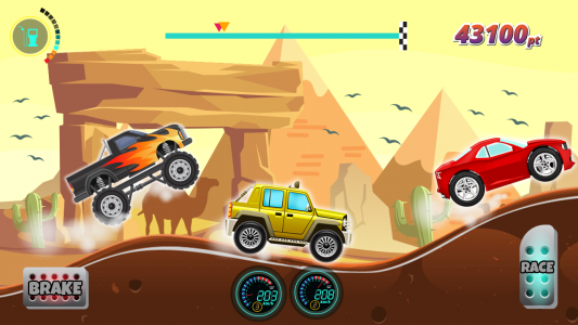 اسکرین شات بازی Kids Cars Hills Racing games 1