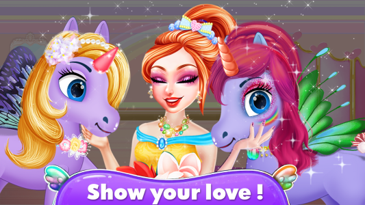 اسکرین شات 4 برنامه Pony Horse Hair Game for Girls