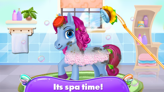 اسکرین شات 7 بازی Princess Unicorn-Pets for Kids