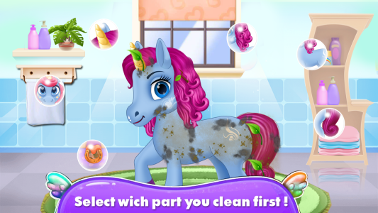 اسکرین شات 2 بازی Princess Unicorn-Pets for Kids