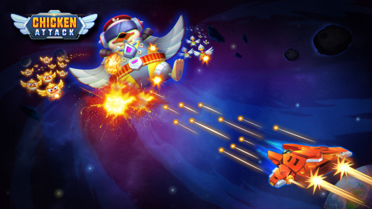 اسکرین شات بازی Chicken Attack: Galaxy Shooter 5