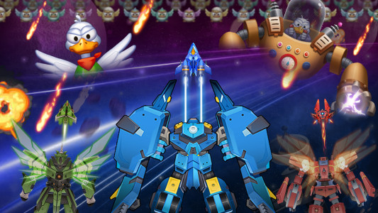 اسکرین شات 8 بازی Chicken Attack: Galaxy Shooter