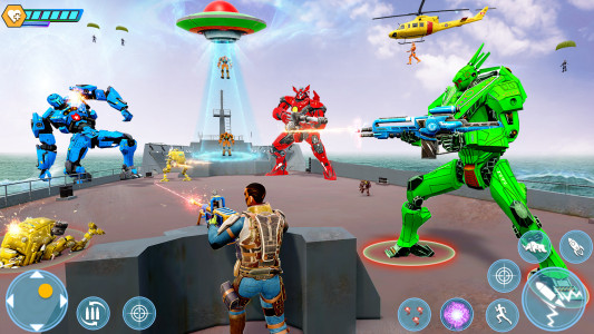 اسکرین شات 7 برنامه Titanic Robot Transport Games