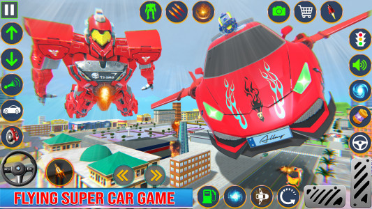 اسکرین شات برنامه Flying Car Game 2