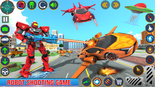 اسکرین شات برنامه Flying Car Game 4