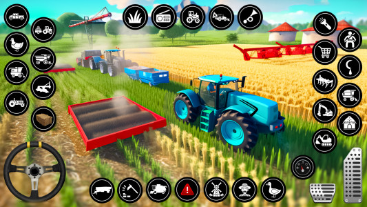 اسکرین شات بازی Farming Simulator Tractor Game 8