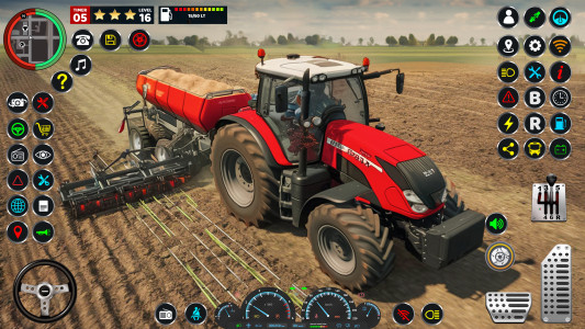 اسکرین شات 2 بازی Tractor Farming Game- Farm Sim
