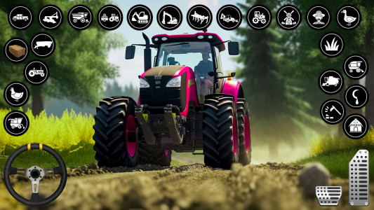 اسکرین شات بازی Farming Simulator Tractor Game 3