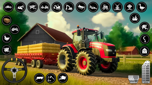 اسکرین شات بازی Farming Simulator Tractor Game 2