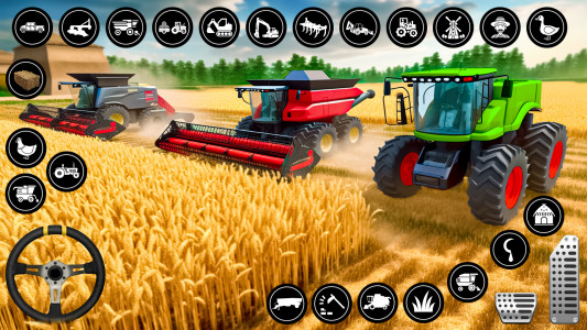 اسکرین شات بازی Farming Simulator Tractor Game 1