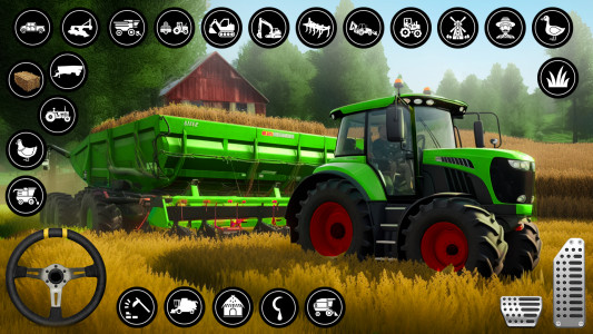 اسکرین شات بازی Farming Simulator Tractor Game 5