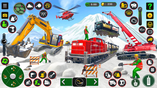 اسکرین شات 3 بازی Snow Excavator Construction 3d