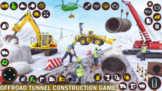 اسکرین شات 1 بازی Snow Excavator Construction 3d
