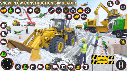اسکرین شات 8 بازی Snow Excavator Construction 3d