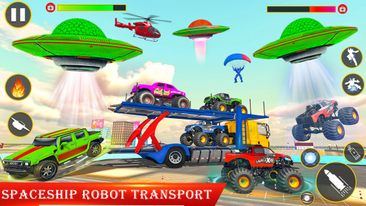 اسکرین شات 1 برنامه Space Robot Transform Games 3D