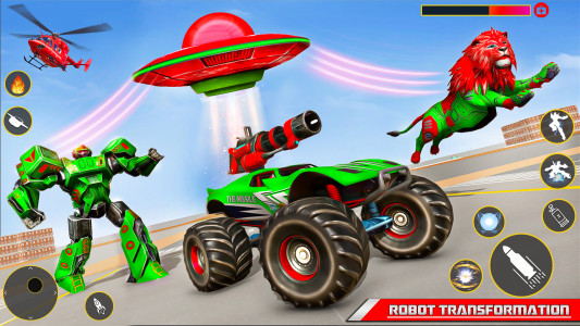 اسکرین شات 6 برنامه Space Robot Transform Games 3D