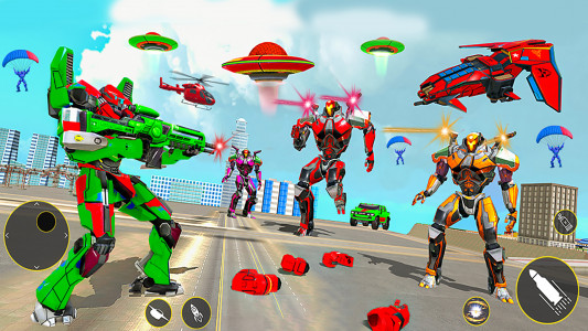اسکرین شات 3 برنامه Space Robot Transform Games 3D