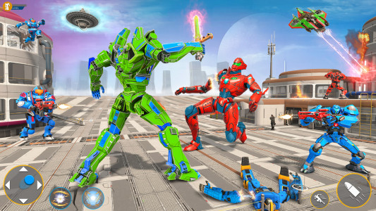 اسکرین شات 7 برنامه Space Robot Transform Games 3D