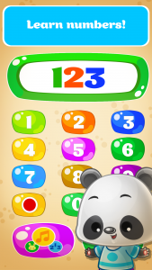 اسکرین شات بازی Babyphone game Numbers Animals 2