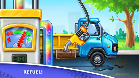 اسکرین شات بازی Kids truck games Build a house 3