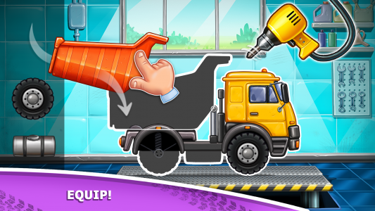 اسکرین شات بازی Truck: building games for kids 1