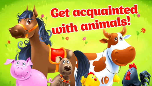 اسکرین شات بازی Kids Animal Farm Toddler Games 6