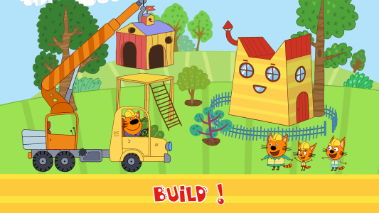 اسکرین شات 5 بازی Kid-E-Cats Cars, Build a house