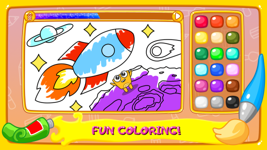 اسکرین شات 1 بازی Coloring book! Game for kids 2