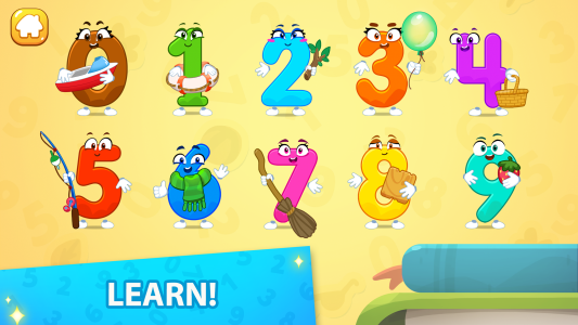 اسکرین شات 2 بازی Numbers for kid Learn to count