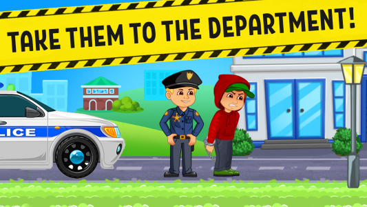 اسکرین شات بازی Police Car x Kids Racing Games 6