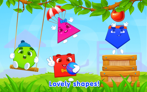 اسکرین شات بازی Learning shapes: toddler games 1