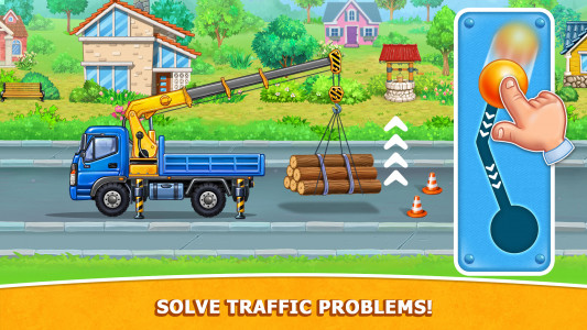 اسکرین شات بازی Kids Truck: City Builder Games 2