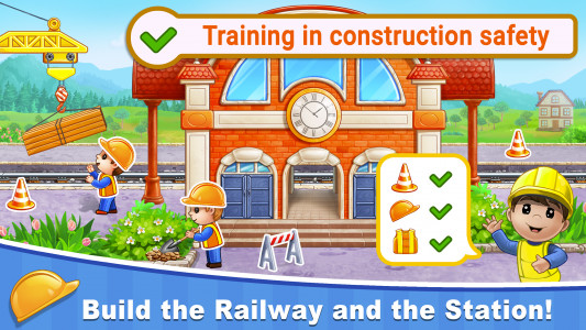 اسکرین شات بازی Train Games for Kids: station 3