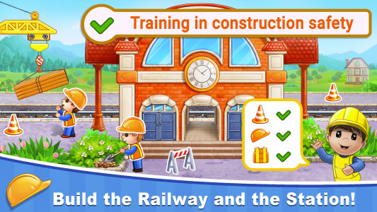 اسکرین شات 3 بازی Train Games for Kids: station