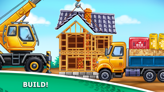 اسکرین شات بازی Truck games - build a house 4