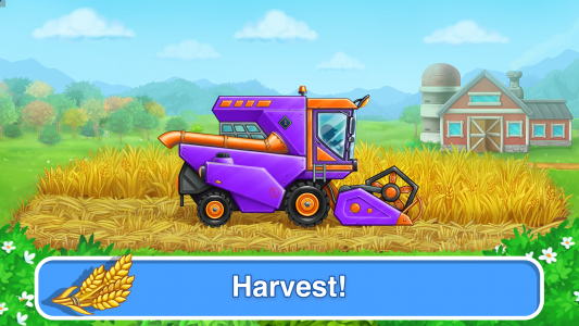 اسکرین شات بازی Wheat Harvest: Farm Kids Games 4