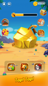 اسکرین شات بازی Mining Gold Rush - Casual Gold Miner 1