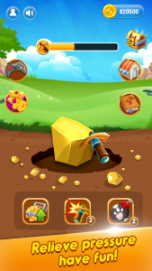 اسکرین شات بازی Mining Gold Rush - Casual Gold Miner 2