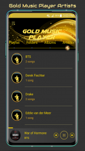 اسکرین شات برنامه Gold Music Player 6