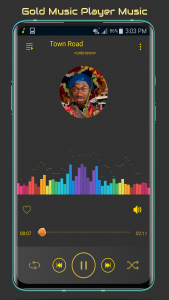 اسکرین شات برنامه Gold Music Player 3