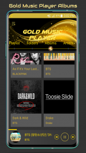 اسکرین شات برنامه Gold Music Player 4