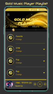 اسکرین شات برنامه Gold Music Player 5