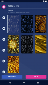 اسکرین شات 1 برنامه Gold Hearts 4K Wallpaper